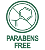 Parabens free